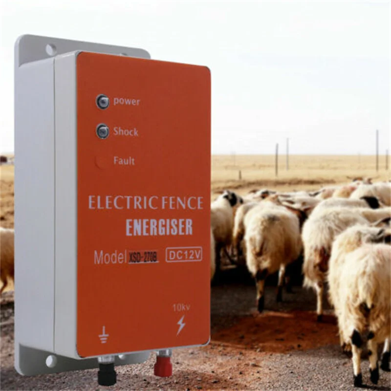 Imagem -04 - Cerca Elétrica 05 Joules Energizer 10m Undergruonding Lead Out Cabo para Elephant Livestock Sheep Dog Pig Cattle Control 2in