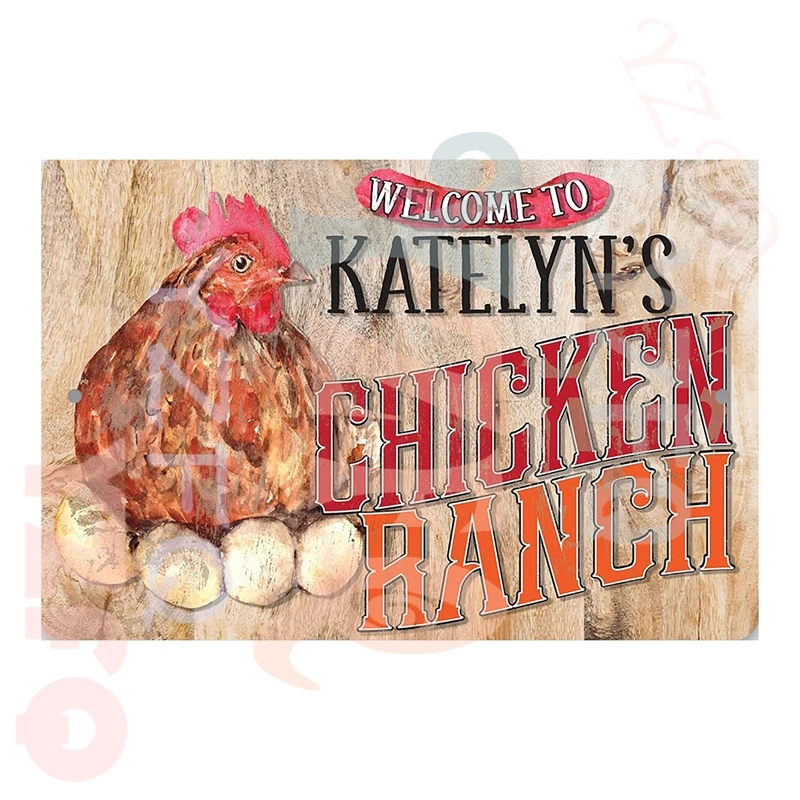 Keep Gate Closed Chicken Metal Sign Vintage Chicken Coop Funny Poster Wall For  Farmhouse Garden Fence Decor  8X12 Inch T-140A