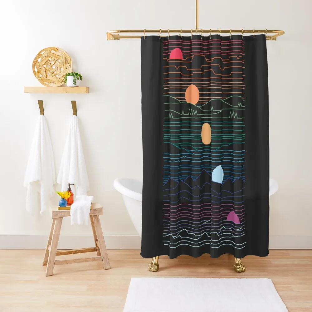 

Many Lands Under One Sun Shower Curtain Bathroom Deco Anti-Mold Waterproof Shower For Bathrooms With Beautiful Designs Curtain
