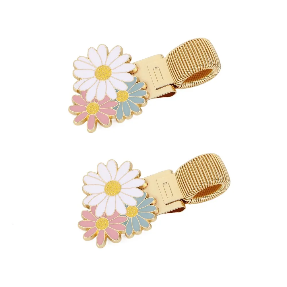 

Creative Metal Bookmark Pen Clip Flower Daisy Notebook Marker Reading Notebook Planner Accessories Page Divider Student
