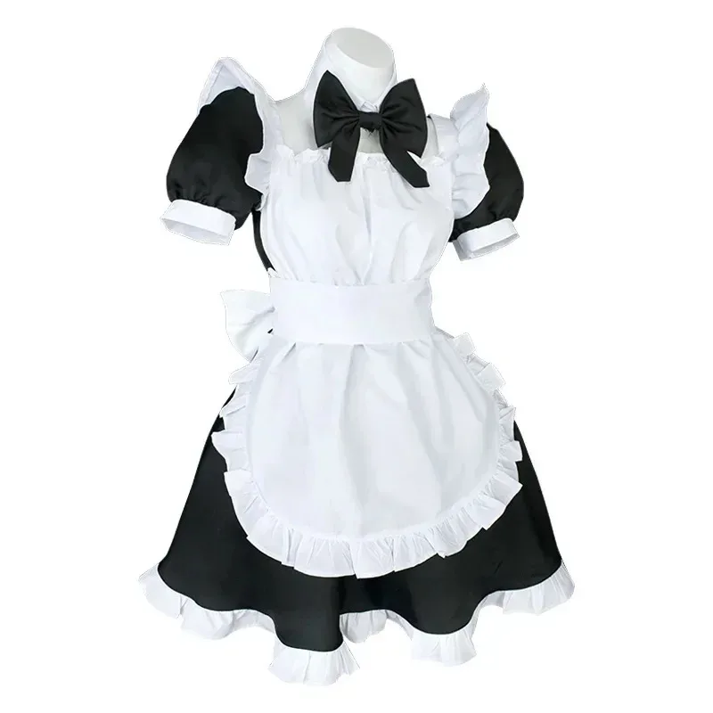 ¡Disfraz de Anime Cosplay de Gotou Hitori Bocchi The Rock! Lindo traje de uniforme de sirvienta vestido Gotou Hitori peluca de mujer traje sexy Halloween72b