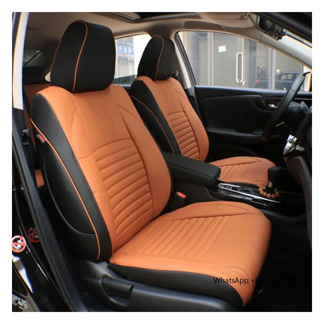 EKR Original Design Leather Car Seat Covers Front and Rear Split Bench for Cars Easy to Install Adjustable Sizes