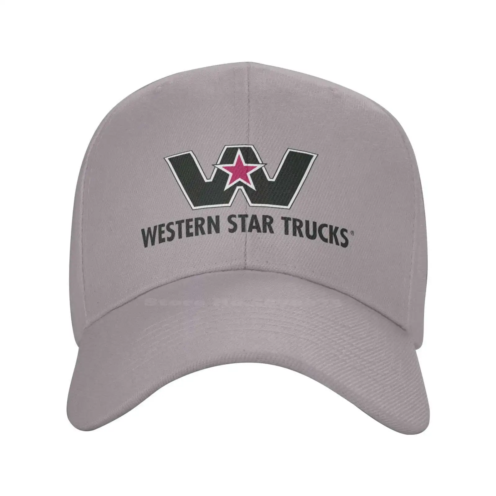 Western Star Trucks Logo Print Graphic Casual Denim cap Knitted hat Baseball cap