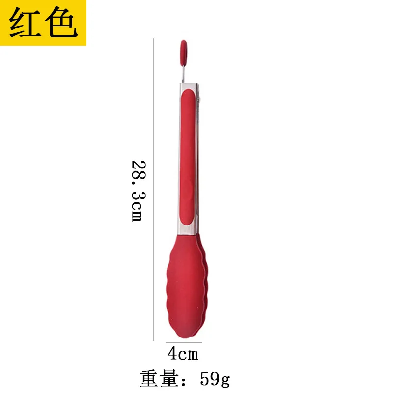 Klips do grilla silikonowy klips do żywności z blokadą klips do gotowania antypoślizgowy klips do grilla na zewnątrz klips do steków kuchenny kempingowy szczypce