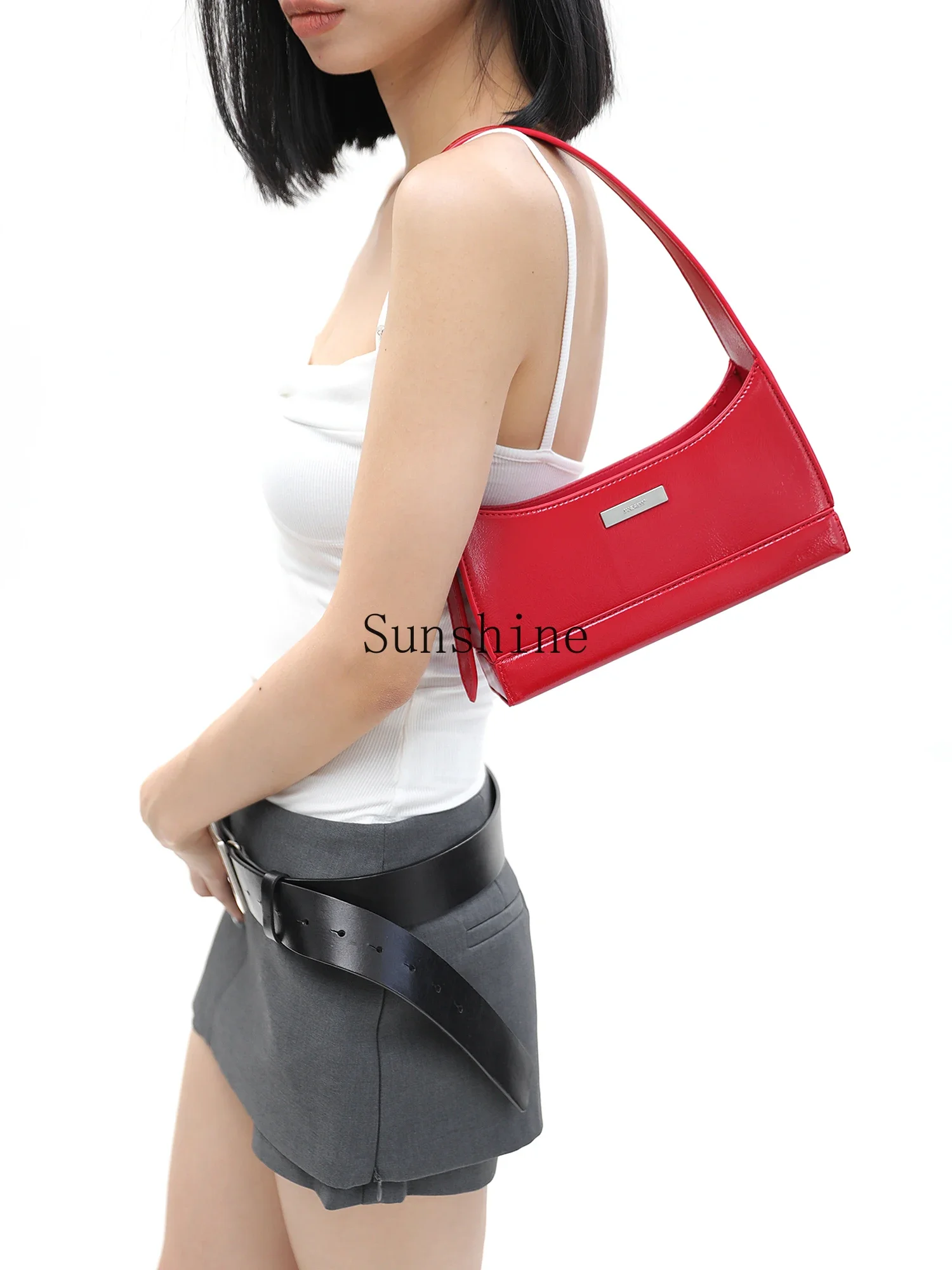 Minimalist Premium Commuter Small Square Bag Portable Underarm Bag