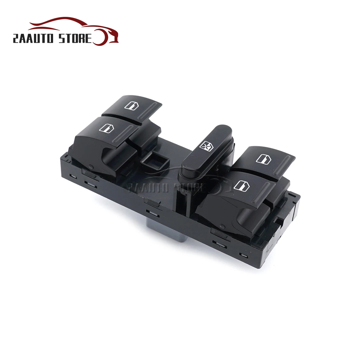 1K4959857B For VW Golf 5 Golf 6 Jetta MK5 Mk6 Tiguan Touran Passat B6 Power Window Control Lifter Master Driver Side Switch RED