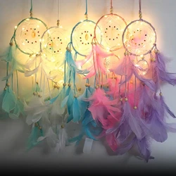 1pc Dream Catcher Wall Decor Colorful Catcher Handmade Dream Catcher for Girls Boy Kids Bedroom Wall Hanging Living Room Wedding