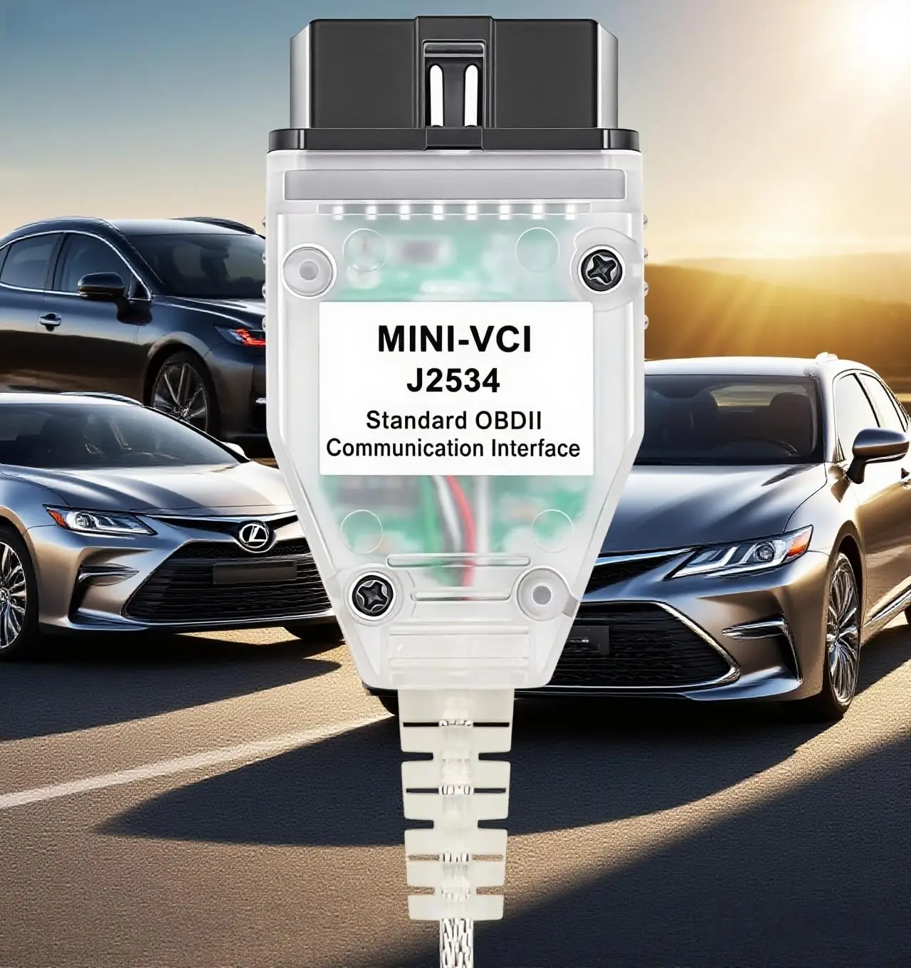 OBD2 USB Diagnostic Cable for Scion, Compatible with TIS Techstream, 32/64-bit Windows, Requires Driver/APP