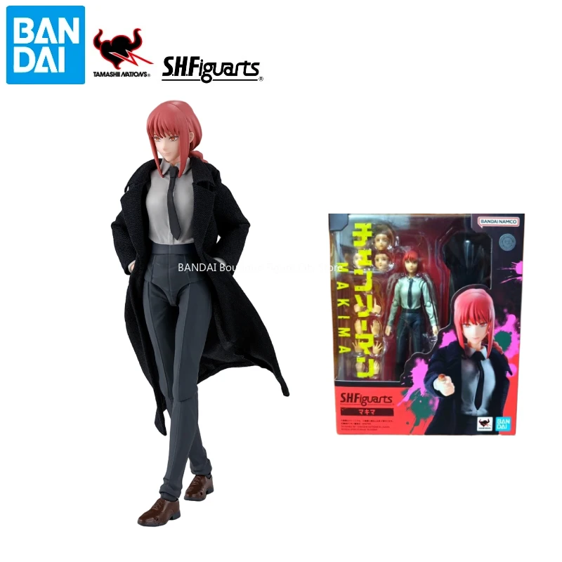 

Spot New Genuine Bandai SHF Chainsaw Man Series Makima Movable Doll Hand Model Gift Collection Toy