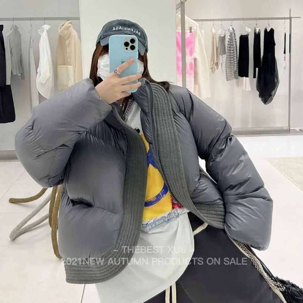 Winter New Thickened Cotton Clothing Female Short Fashion Casual Loose Hundred with Long-sleeved Cotton Coat Winter Coat Women