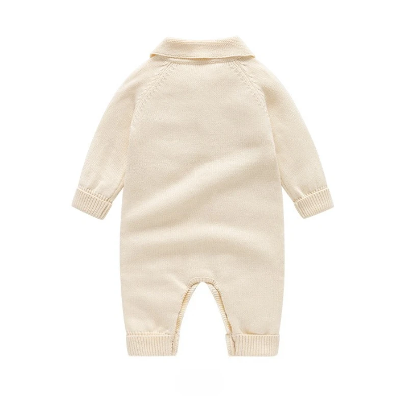  بدلة رومبير متماسكة لخريف وشتاء 2025 ملابس أطفال حديثي الولادة من القطن الخالص ملابس للرضع والبنات والأولاد من عمر 0 إلى 24 شهرًا ملابس لطيفة من قطعة واحدة #6