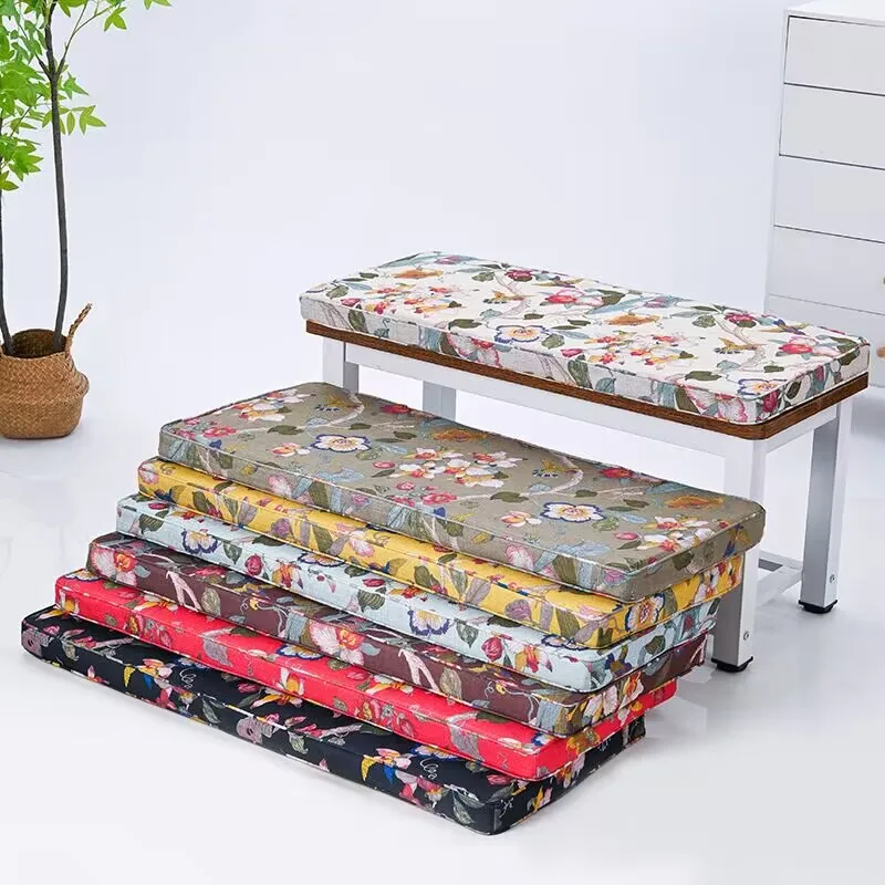 

Custom Seat Cushions 50D High Density Sponge Sofa Cushion Wooden Chair Cushiongarden Lounge Bay Window Seat Swing Decor Cushion