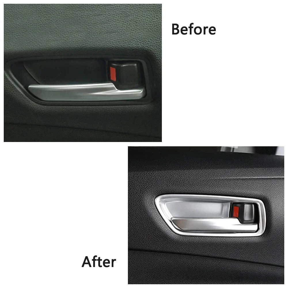 For Toyota Corolla 2019 2024 Auto Interior Central Console Accessories Modify Protectors Molding Trim ABS Matte Silver Sticker