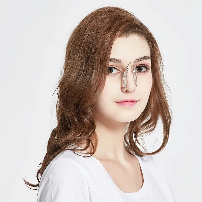 2 unids/caja moldeador de nariz máquina moldeadora de nariz puente de elevación alisado Clip de nariz Estiramiento Facial Clip Corrector Facial