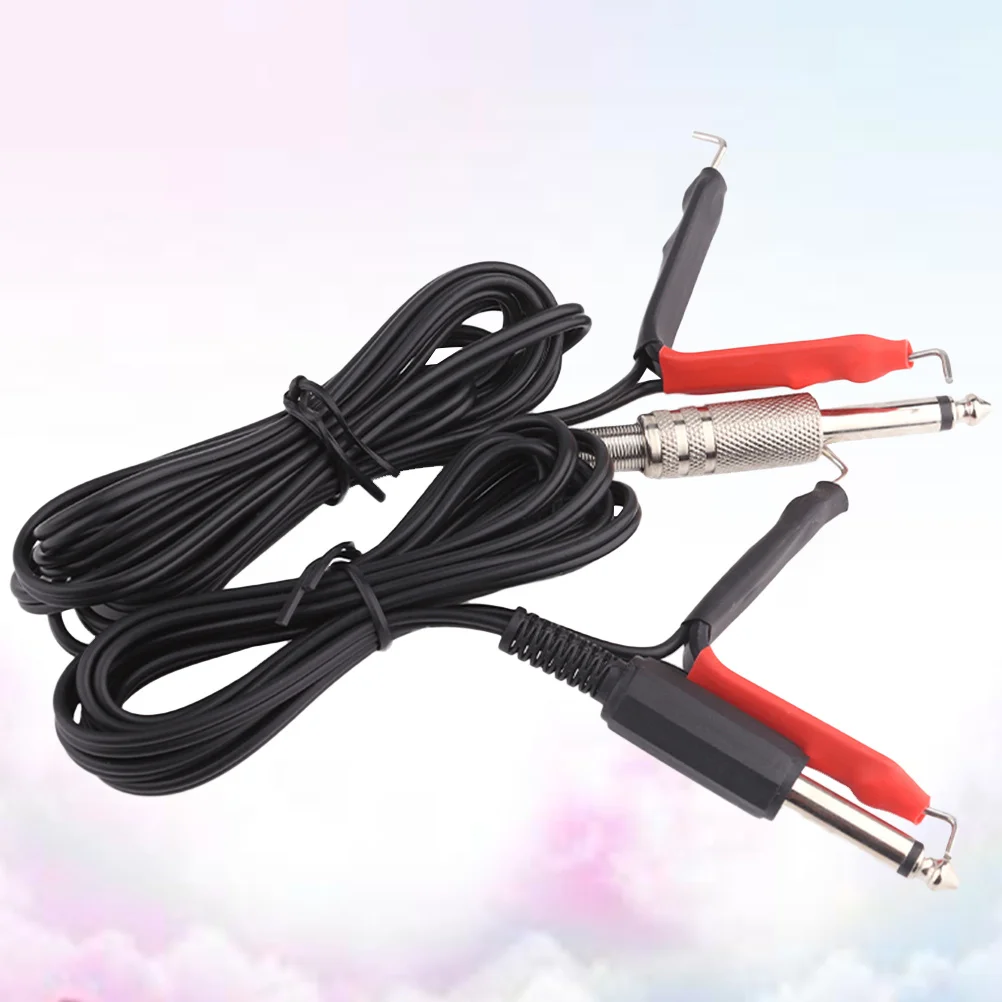 

Clip Cord Hook Line for Tattoo Machine Silicone Wire Cable with High Softness and Durability Black Professional Audio Interface