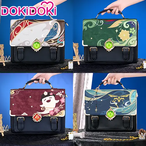 AI Haitham Kaveh Tighnari Lynette Hutao Wriothesley Kokomi Miko Doujin Bag Genshin Impact DokiDoki Itabag School Bag Cosplay