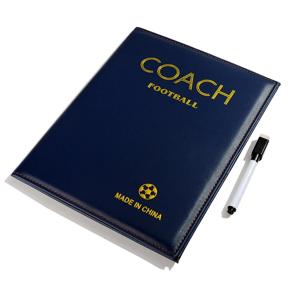 

2 Section Football Tactical Board Magnet Coaches Whiteboard Soccer Creative Clipboard Reusable PVC Dry Erase