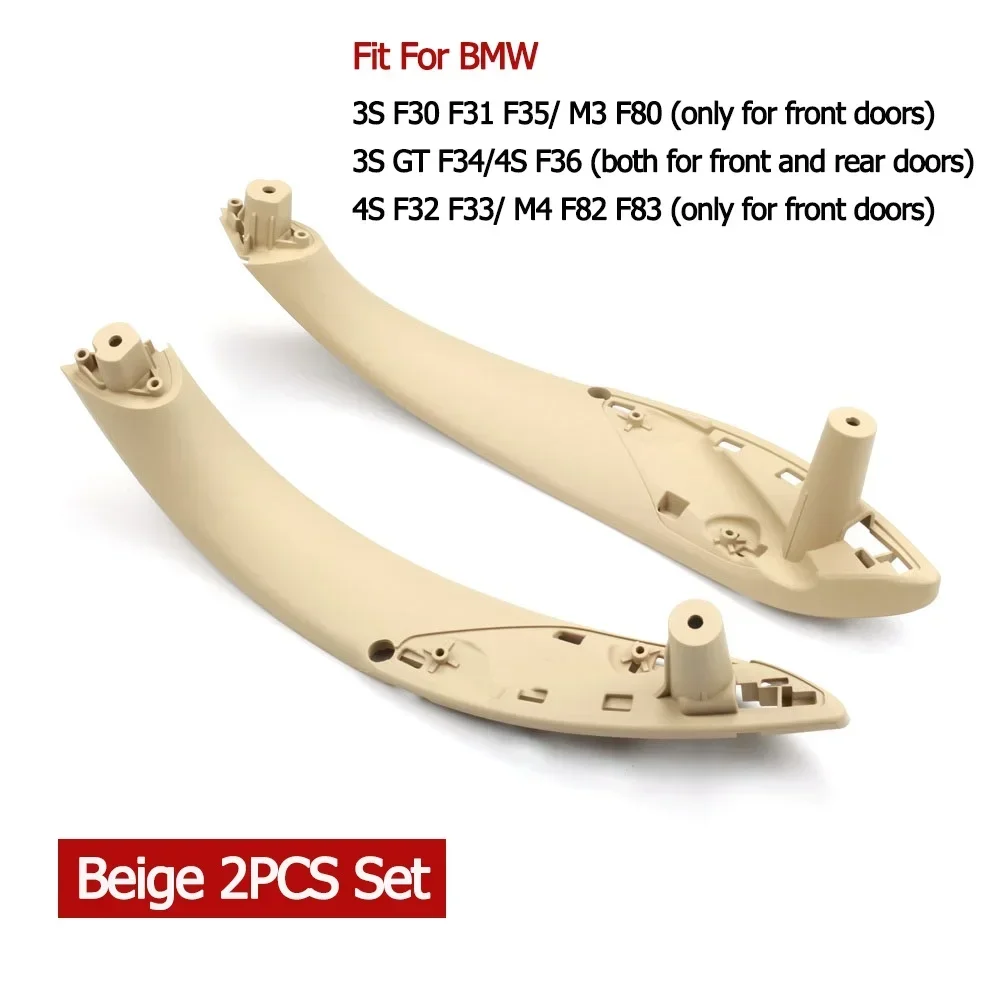 Für BMW 3er F30 F80 F31 F32 F33 F34 F35 F36 2013-18 Innentür Zuggriff Innenverkleidung mit Abdeckungsverkleidung Autozubehör