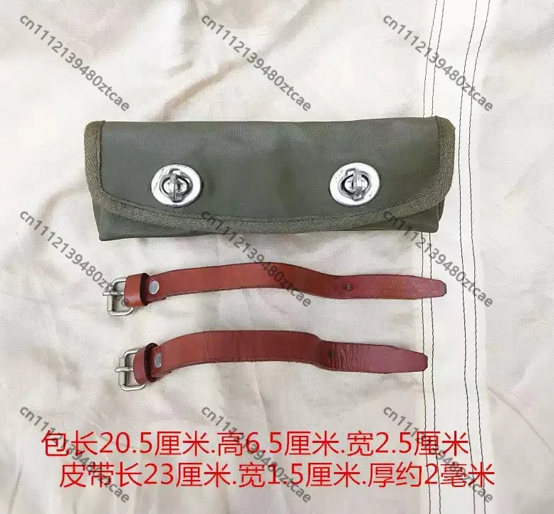 Vintage‑Style Leather Waist Pouch Cowhide Strap Buckle Small Storage Pouch For Glasses Tools Bag Replacement Accessory