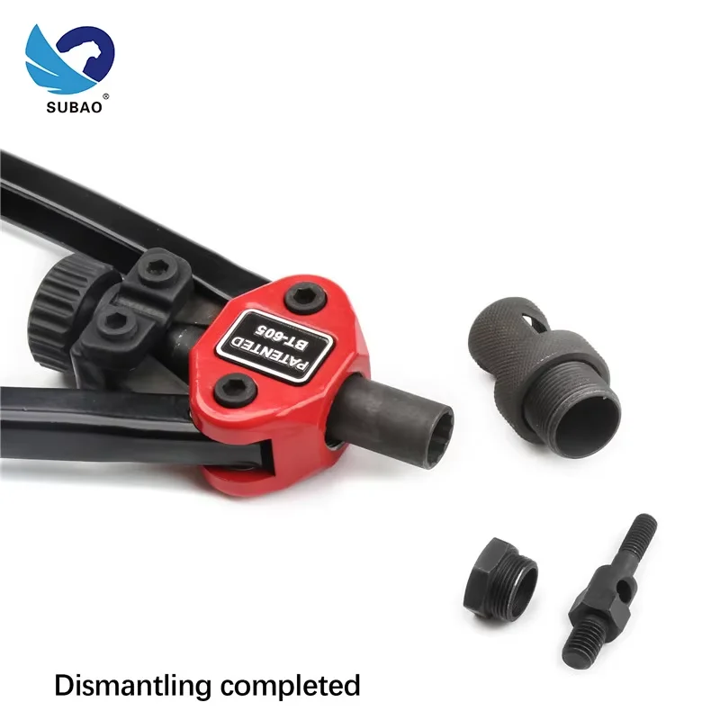 SUBAO BT-605 เครื่องมือRivetคู่มือRivetเครื่องมือRivet Nutเครื่องมือNut Setterคู่มือRivetเครื่องMandrel M3/M4 / M5 / M6 / M10