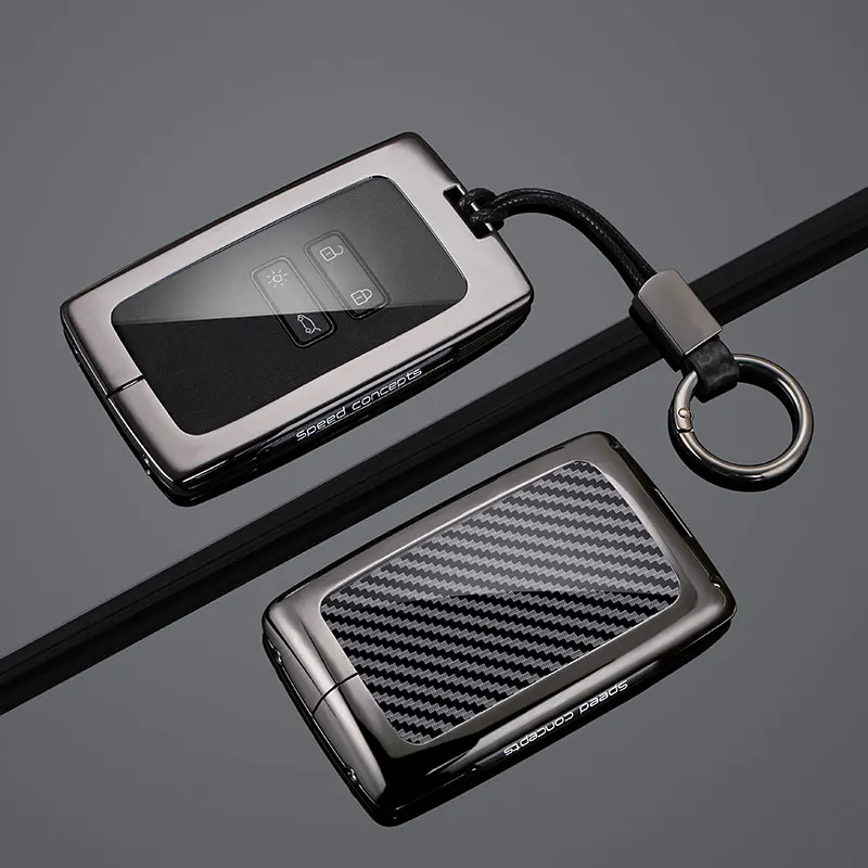 Zinc Alloy Car Key Case Cover For Renault Koleos Kadjar Scenic Megane Sandero Espace Clio Captur Kangoo Laguna Talisman Twingo