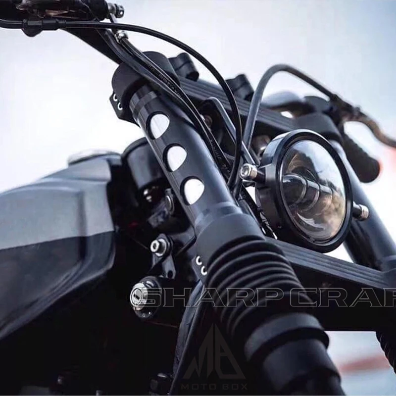 Motorcycle 180MM Front Fork Boot Slider Covers Upper Shock Absorber Cover For Harley Sportster XL 1200 883 Iron Roadster Custom