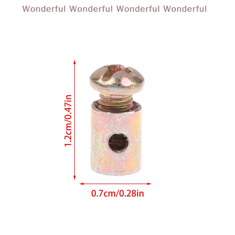 Corrosion Proof for Car Motorcycle Scooter Accessories 5Pcs/Set 3mm Solderless Cable Nipples Throttle Choke End Kits