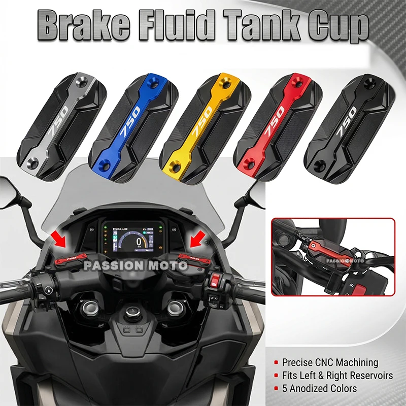 For Honda Forza750 NSS750 FORZA750 XADV750 NC750X FORZA NSS XADV 750 Motorcycle CNC Front Brake Fluid Reservoir Cover Oil Cap