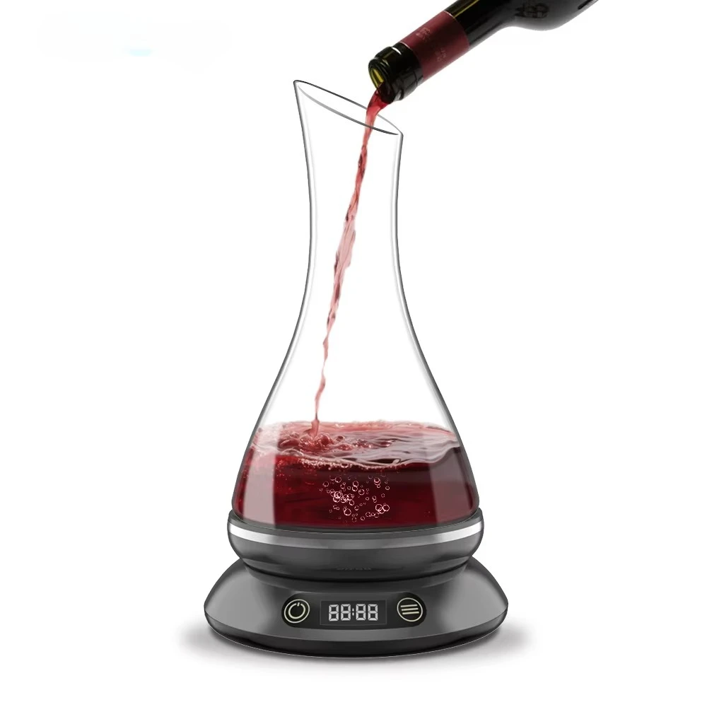 

Cawolo New Products Hydrogen Red Wine Electric Decanters Portable Wine Decanter Set 2-10 min Electrolysis Hydrogen Wine Decanter