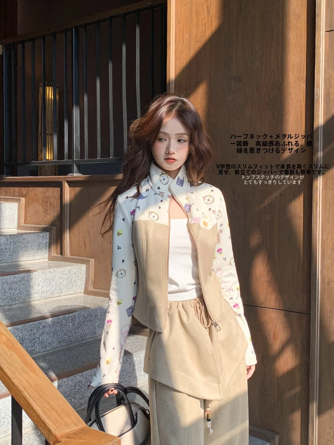 

Gula Liangpin Women's Slim Fit Suede Shirt And Wide Leg Pants Two Piece Set Spring Season Gentle Style Polyester Blend Long S...