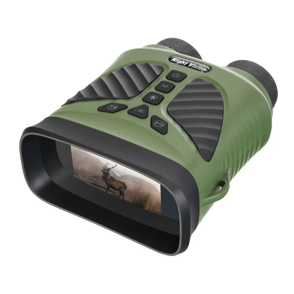 Ponbos DT39 2.5K UHD 40MP Digital Telescope Camera 10X Optical 8X Zoom Infrared Binoculars Night Vision for Hunting Camping