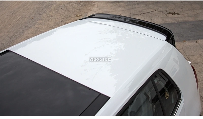 Carro ABS plástico spoiler para Volkswagen VW Golf 7, cor de primer sem pintura, tronco traseiro, asa de inicialização, 2014-2019