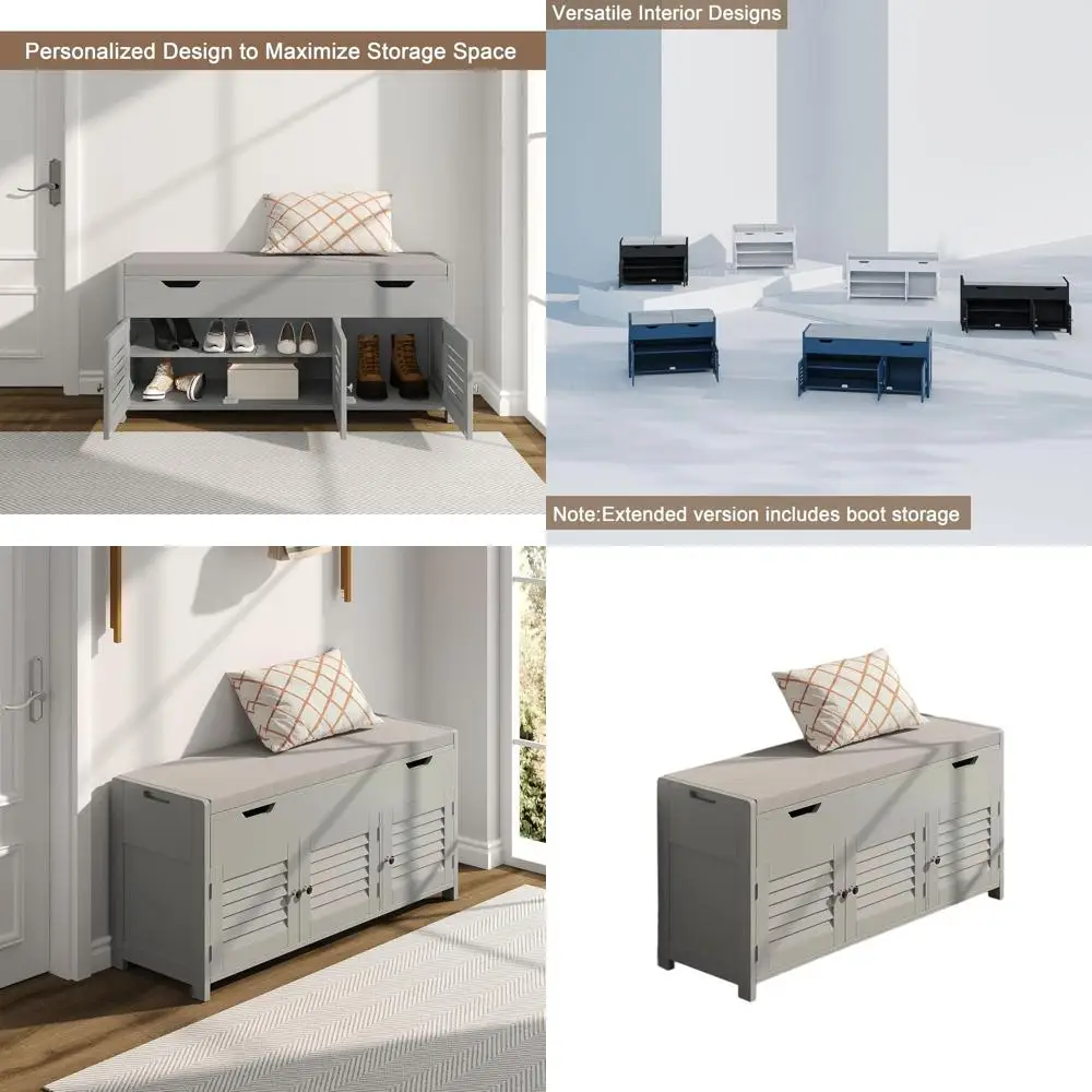 Grey Shoe Storage B…