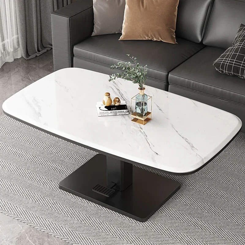 

Height Adjustment Table Living Room Luxury Glass Liftable Living Room Coffee Table Modern Zigon Sehpa Room Furniture MQ50CJ