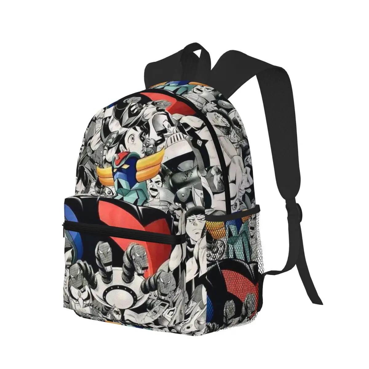

UFO Robot Grendizer Anime 1 Student Backpack School Bag Hiking Travel Daypack for Men Women Bookbag Shoulder Bags