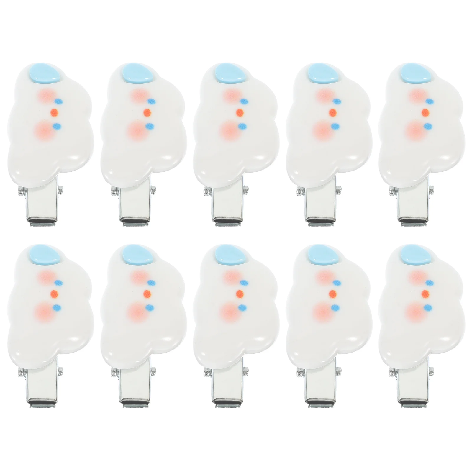 

10 шт., заколки для волос с облаком для девочек, кавайные заколки, модные детские аксессуары для волос, декоративная заколка, держатель для челки для подростков, легкий вес