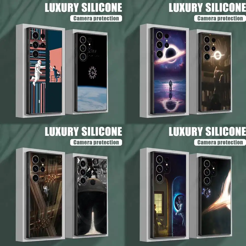 

Film I-Interstellar movie Phone Case For Samsung S25,S24,S23,S22,S21,S20,S10,Ultra,Plus,Lite,FE,Soft Silicone Black Cover