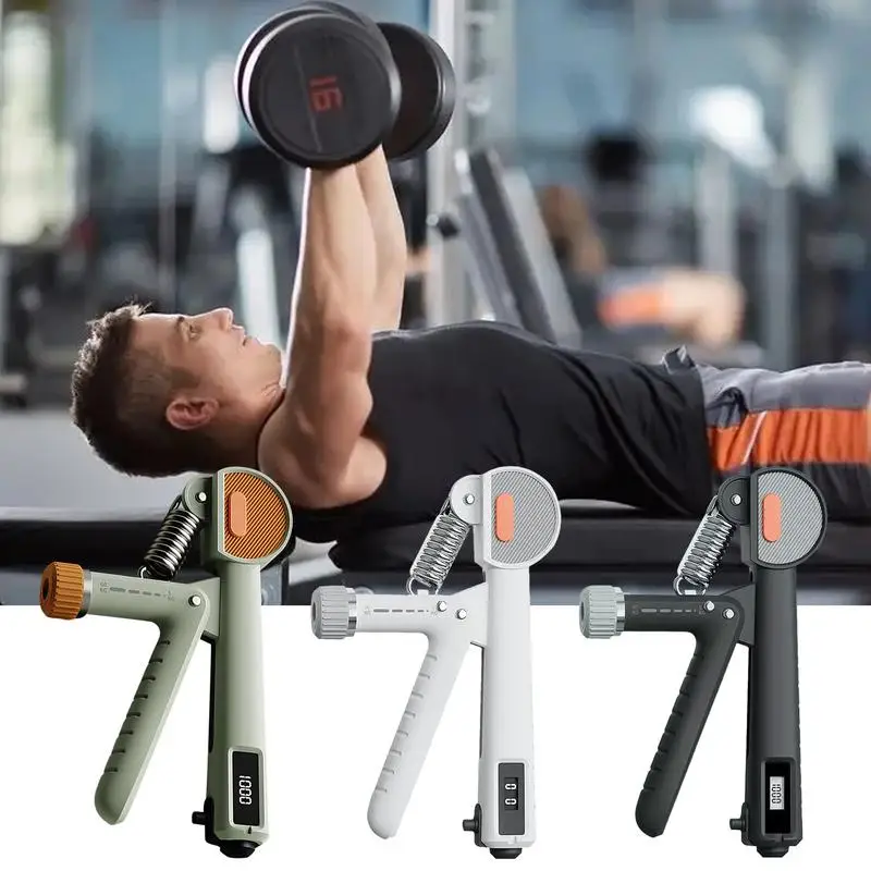 Kit de fortalecimento de apertos de mão, kit de aderência, treinador muscular, equipamento de ginástica em casa, treinador de força de aderência para construção muscular