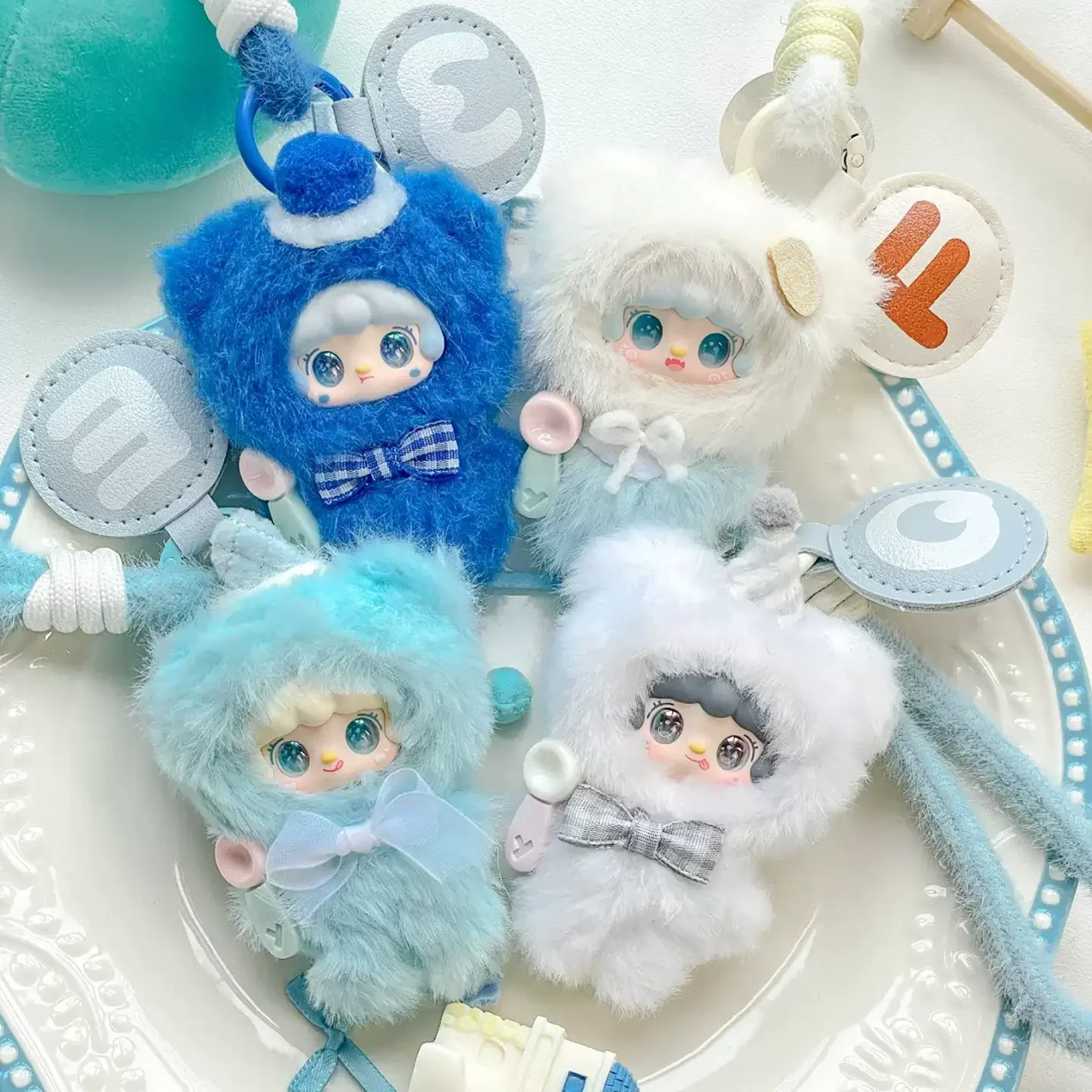 

Yooki Hello I Take A Bite Series Plush Blind Box Trendytoy Doll Phone Charm Keychain Bag Pendant Decor Surprise Gift Mystery Box