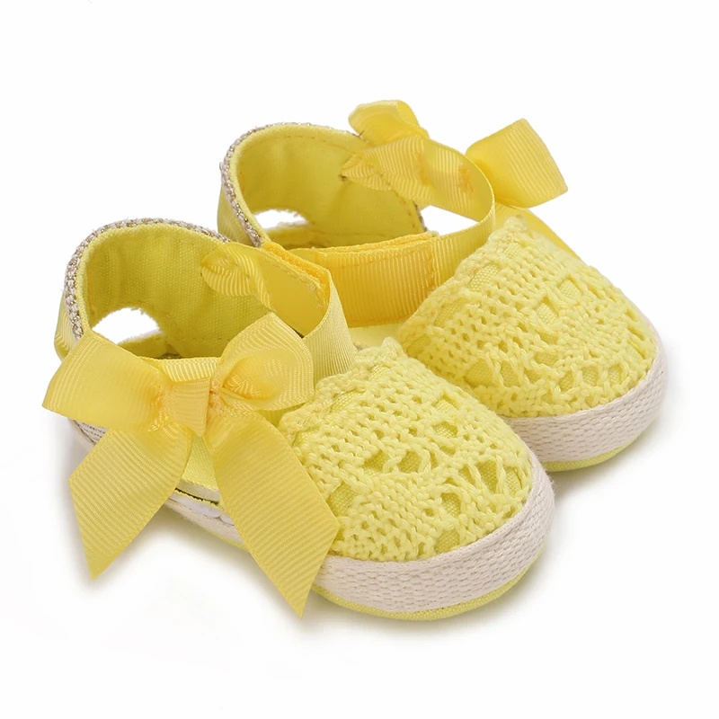 Baby Girl Summer Sandals 0-12 Months First Walkers Bow Soft Sole Casual Fashion Comfortable