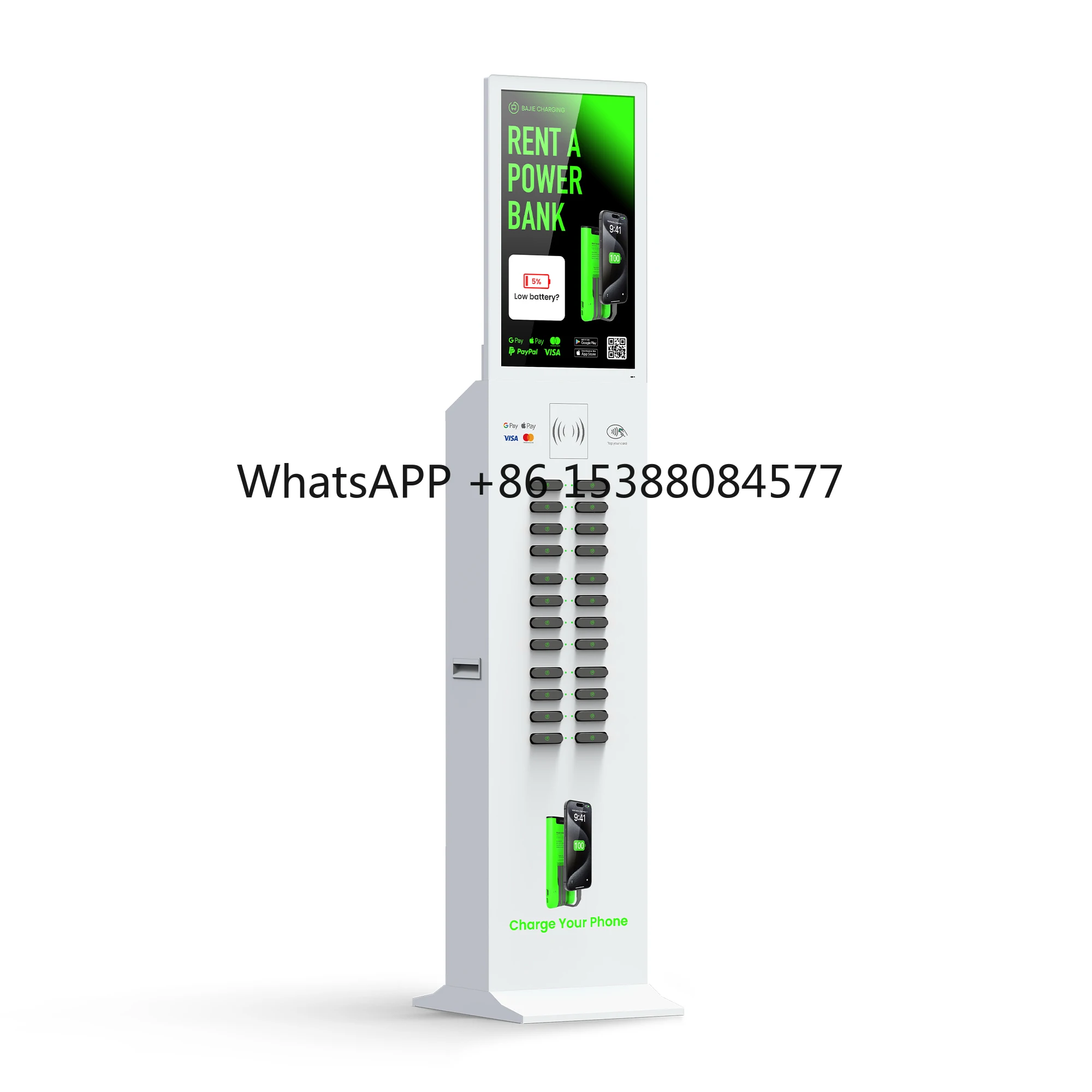 

Innovative Products 2024 Portable Power Bank Mobile Charging Sharing 24 Slots Powerbank Station Kiosk
