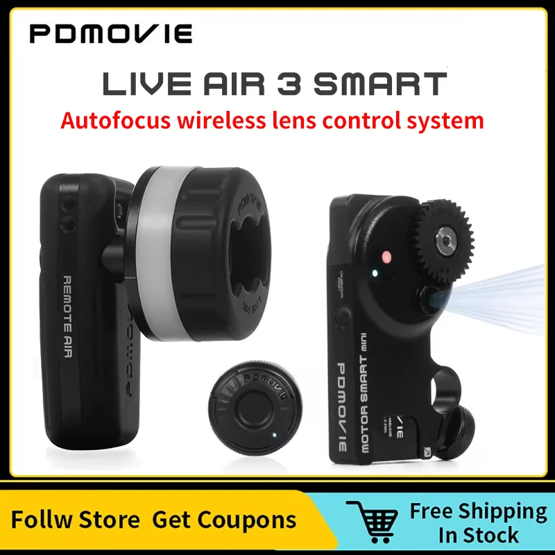 PDMOVIE LIVE AIR 3 SMART LiDAR Autofocus wireless lens control system Handheld Shooting With Independent Power Supply