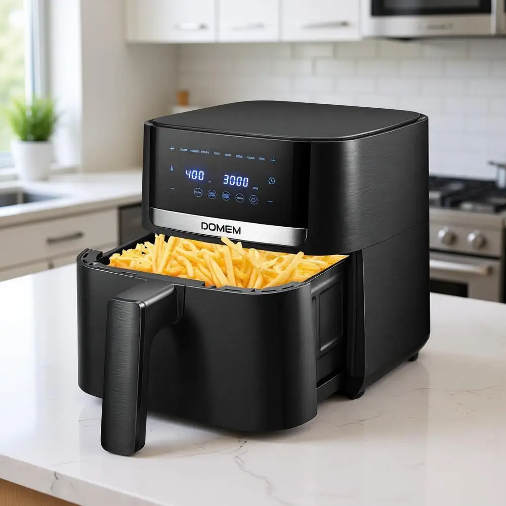 

Аэрофритюрница-духовка 4,2 л, мультиварка 8-в-1 с антипригарной корзиной, аэрофритюрница с предустановленными программами, для здорового питания с минимальным содержанием масла