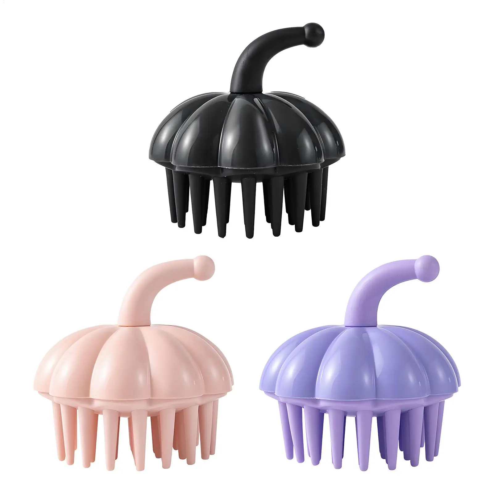 

Shampoo Brush Flexible Bristles Portable Shampoo Massager Brush Wet Hair Scrubber for Dandruff Removal Shampoo Brush