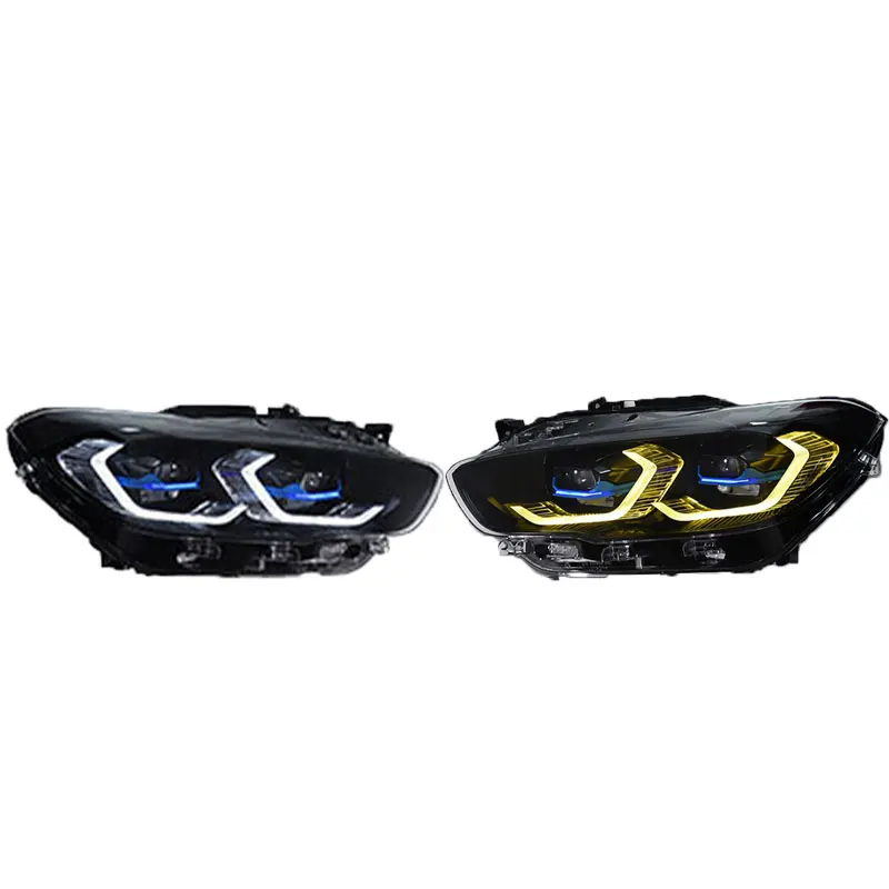 A pair Car Headlight For BMW 1 Series F20 LED Headlights 2015-2018 Head Lamp DRL Signal Projector Lens Automotive Accessories