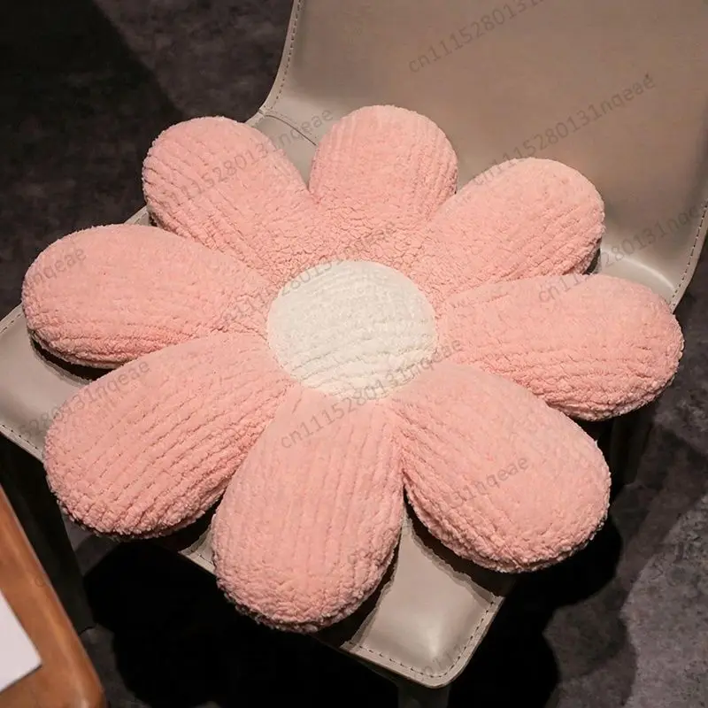 Petal-shaped Plush Floor Mat, Window Sill Cushion, Bedroom Bay Window, Living Room Non-slip Thickened