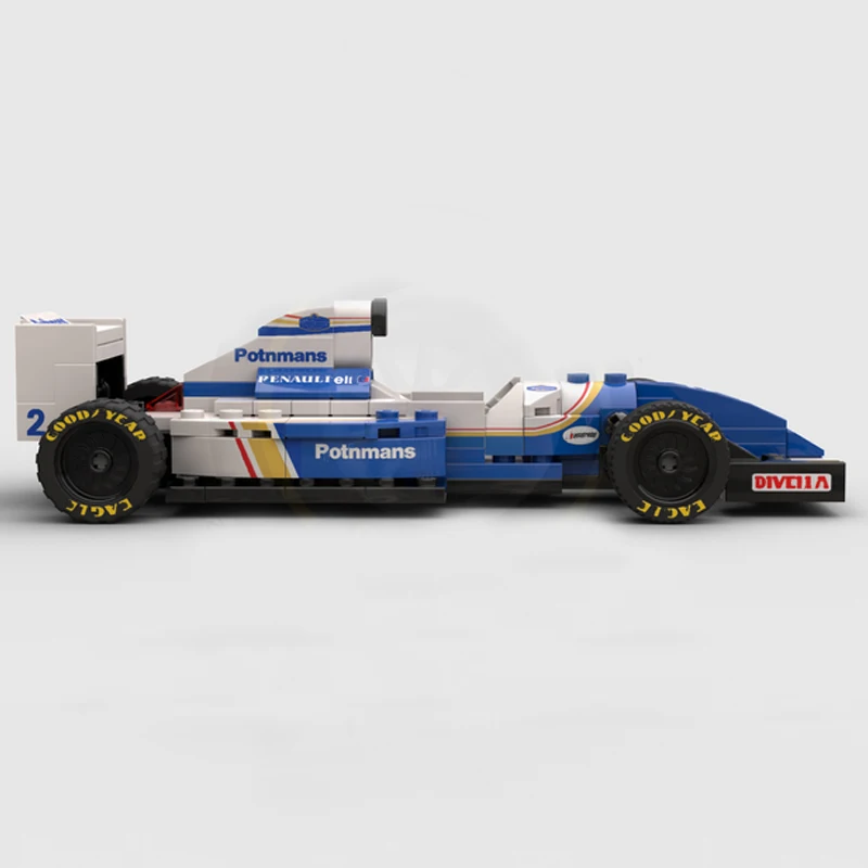 New Technical MOC-59530  SuperFW-16 Team Stake SuperRace Car Model Buiding Kit Creators Block Bricks Kid Toys Birthday Gifts