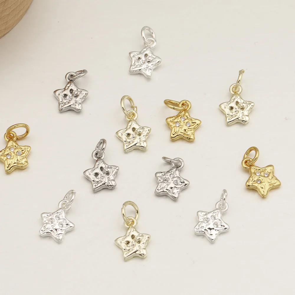 

Cordial Design 50Pcs 9*15MM Jewelry Findings & Components/Copper/DIY CZ Bracelets Charms/Hand Made/Genuine Gold Plating #194525