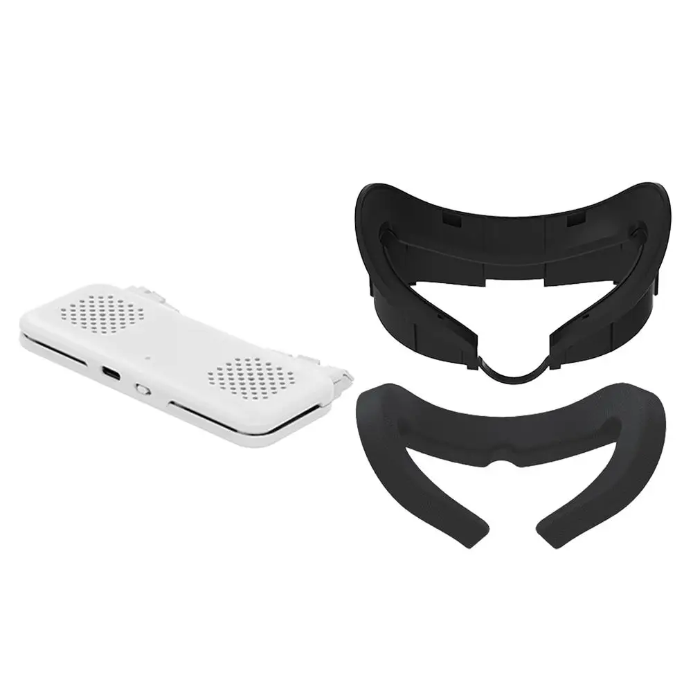 Cooling Fan Ice Silk Cotton Face Pad Anti Fog Sweatproof Face Mask  Air Circulation Ventilation For Meta Quest 3 Accessories