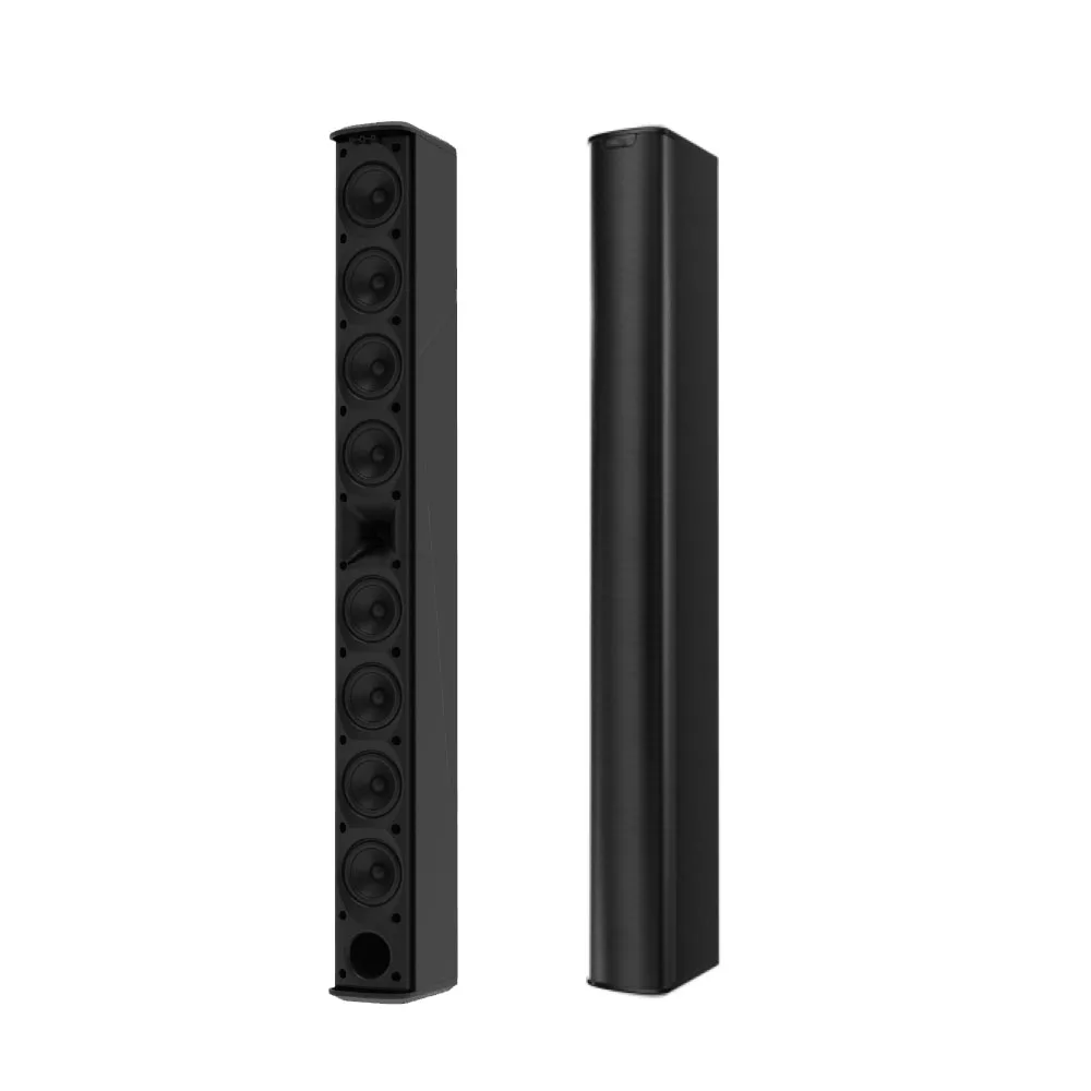 Professional 4ohm 270W Array Colonna Altoparlante Ferrite Unit Line Array Acoustic Column Speaker For Digital Courts/ Conference